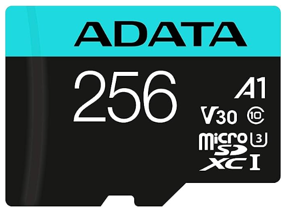 Карта;памяти;microSDXC;256GB;ADATA;AUSDX256GUI3V30SA2-RA1 122033