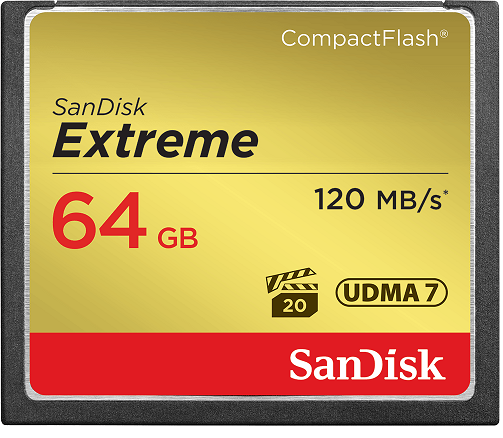 Карта;памяти;CompactFlash;64GB;SanDisk;SDCFXSB-064G-G46 122049