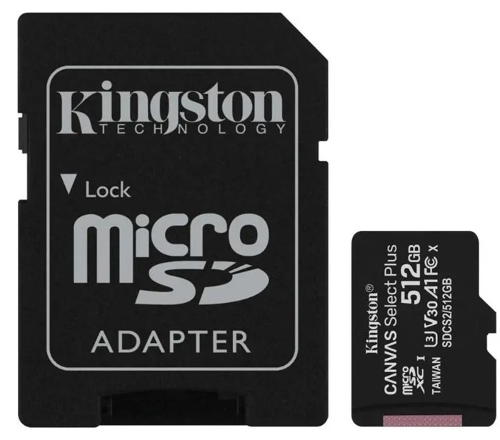 Карта;памяти;MicroSDXC;512GB;Kingston;SDCS3/512GB 122096