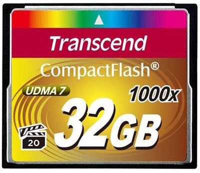 Карта;памяти;CompactFlash;32GB;Transcend;TS32GCF1000 122099