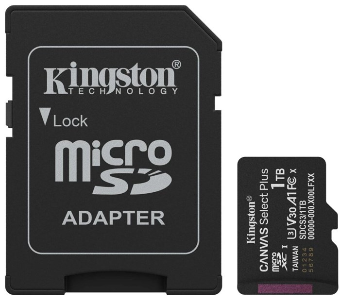 Карта;памяти;MicroSDXC;1024GB;Kingston;SDCS3/1TB 122110