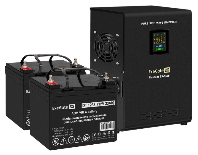 Комплект;;Exegate;FineSine;SX-1500.LCD.AVR.2SH 102385