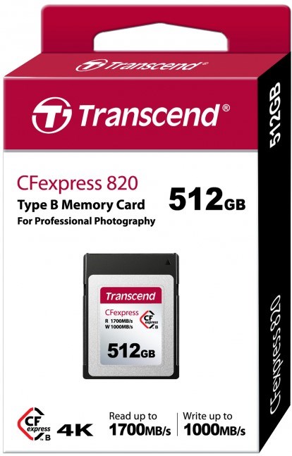 Карта;памяти;512GB;Transcend;CFE820 122159