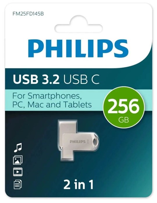 Накопитель;USB;3.2;256GB;Philips;FM25FD145B/97 122181
