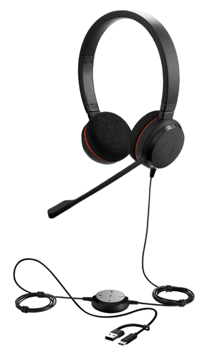 Гарнитура;проводная;Jabra;Evolve;20;Stereo;MS 122377