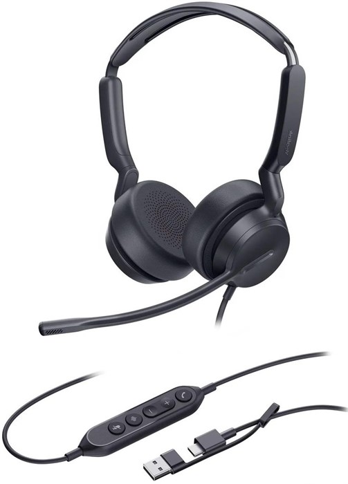 Гарнитура;;Yealink;UH42;SE;Dual;UC;USB-C/A 122555