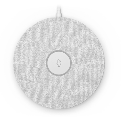 Микрофон;;Logitech;Rally;Mic;Pod;White 123314