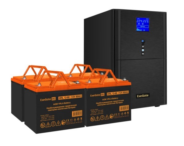 Комплект;;Exegate;SineTower;SZ-3000.LCD.AVR.3SH.1C13.RJ.USB 102486