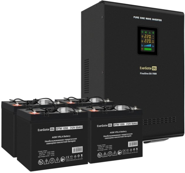 Комплект;;Exegate;FineSine;SX-7000.LCD.AVR.2SH.T 102492