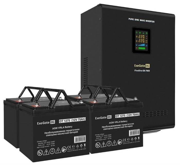 Комплект;;Exegate;FineSine;SX-7000.LCD.AVR.2SH.T 102502