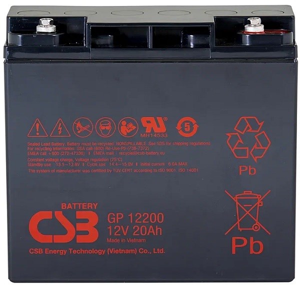 Аккумулятор;;CSB;GP12200 100142