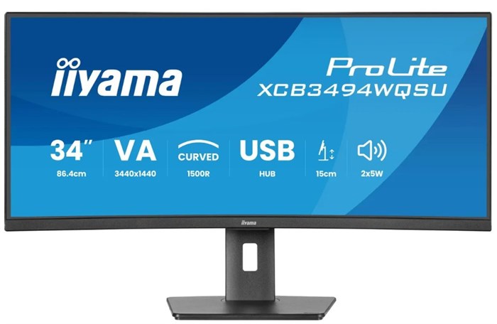 Монитор;34";Iiyama;ProLite;XCB3497WQSNPH-B1 124364
