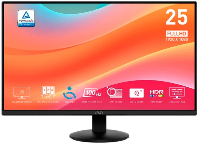 Монитор;24,5";MSI;PRO;MP252L 124552