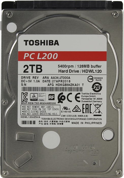 Жесткий;диск;2TB;SATA;6Gb/s;Toshiba;(KIOXIA);HDWL120UZSVA 102726