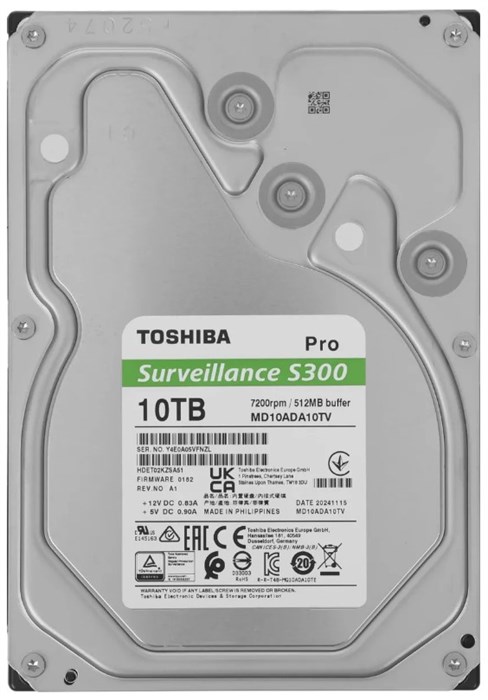 Жесткий;диск;10TB;SATA;6Gb/s;Toshiba;S300 102759