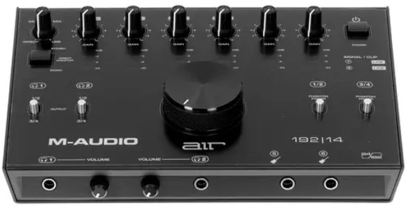 Аудиоинтерфейс;;M-Audio;AIR;192;|;14 125611