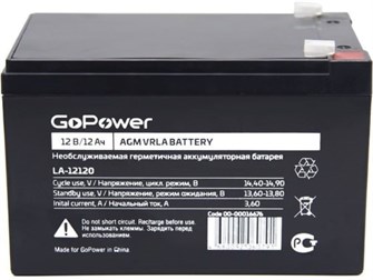 Аккумулятор;;GoPower;LA-12120 100391