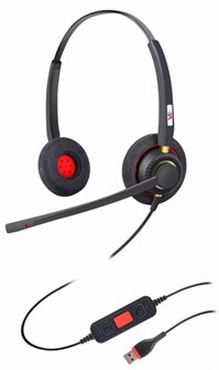 Гарнитура;проводная;VoiceXpert;VXH-550DM 127030