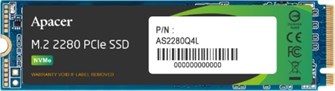 Накопитель;SSD;M.2;2280;Apacer;AP256GAS2280Q4L-1;256;ГБ 103087