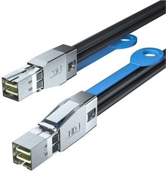 Кабель;;Broadcom/LSI;SAS-1M-SFF8644-SFF8644 128156