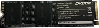 Накопитель;SSD;M.2;2280;Digma;MEGA;S3;256;ГБ 103163