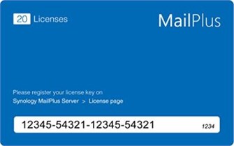 Модуль  Synology MAILPLUS 20 LICENSES 130824