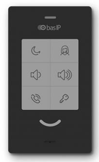 Аудиодомофон  BAS-IP SP-03 BLACK 131055