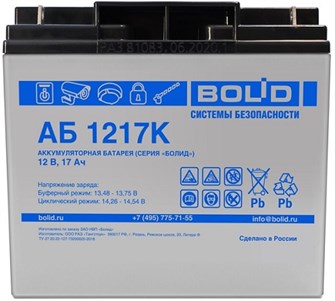 {{photo.Alt || photo.Description || 'Аккумулятор  Болид АБ 1217К'}}