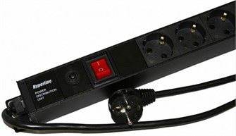 Блок розеток  Hyperline SHE-15SH-3IEC-SF-2.5EU 137164