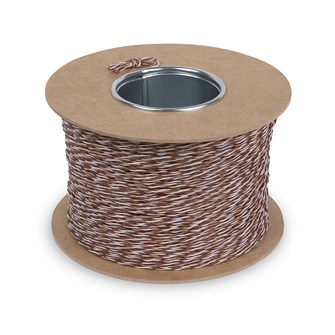 Кабель витая пара U/UTP 5e кат. 1 пара Cabeus UTP-1P-Cat.5e-SOLID-CROSS-305-BR 137354