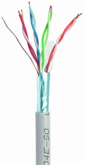 Кабель витая пара U/FTP 5e кат. 4 пары Cablexpert FPC-5004E-SOL 137400