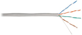 Кабель витая пара U/UTP 5e кат. 4 пары NikoMax NMC 2101A-GY 137423