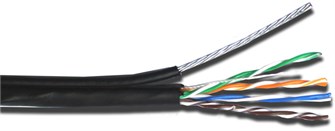 Кабель витая пара U/UTP 5e кат. 4 пары TopLAN TOP-5EUTP4PR-OUT-TR 137495