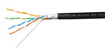 Кабель витая пара F/UTP 5e кат. 4 пары SkyNet CSP-FTP-4-CU-OUT 137625