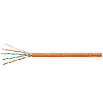 Кабель витая пара U/UTP 5e кат. 4 пары Cabeus UTP-4P-Cat.5e-SOLID-LSZH-OR-LIGHT 137722