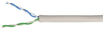 Кабель витая пара U/UTP 5e кат. 2 пары ITK LC1-C5E02-111 137798