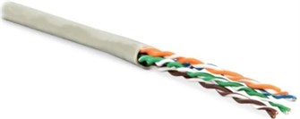 Кабель витая пара U/UTP 5e кат. 4 пары SYSMATRIX TP UUTP4.5ES24.PVC.GY305 137802