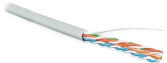 Кабель витая пара U/UTP 5e кат. 4 пары Hyperline UUTP4R-C5E-S24-IN-LSZH-GY-305 137827