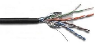 Кабель витая пара U/UTP 5e кат. 4 пары Lanmaster LAN-5EUTP-OUT 137828