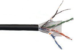 Кабель витая пара U/UTP 5e кат. 4 пары Lanmaster LAN-5EUTP-WP-OUT 137897