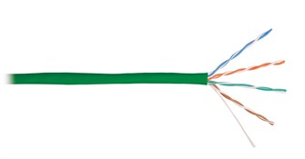 Кабель витая пара U/UTP 5e кат. 4 пары NikoMax NMC 4100C-GN 137908