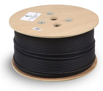 Кабель витая пара U/UTP 6 кат. 4 пары Cabeus UTP-4P-Cat.6-SOLID-OUT-LSZH-UV 137921