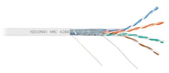 Кабель витая пара F/UTP 5e кат. 4 пары NikoMax NMC 4200C-WT 137978