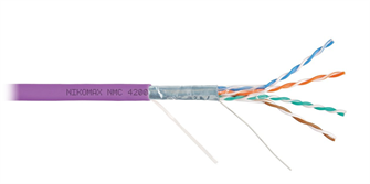 Кабель витая пара F/UTP 5e кат. 4 пары NikoMax NMC 4200C-VL 137979