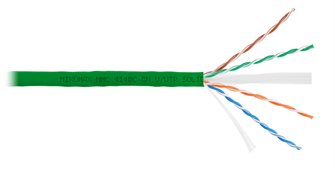 Кабель витая пара U/UTP 6 кат. 4 пары NikoMax NMC 4140C-GN 137991