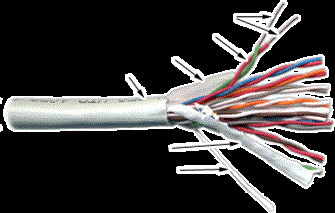 Кабель витая пара U/UTP 3 кат. 10 пар TWT TWT-3UTP10 138000