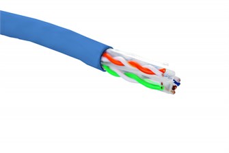 Кабель витая пара U/UTP 6 кат. 4 пары Eurolan 19C-U6-12BU-B305 138030