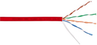 Кабель витая пара U/UTP 5e кат. 4 пары NikoMax NMC 9100C-RD 138038