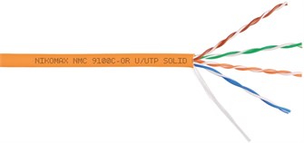 Кабель витая пара U/UTP 5e кат. 4 пары NikoMax NMC 9100C-OR 138042