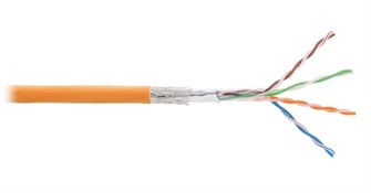 Кабель витая пара SF/UTP 5e кат. 4 пары NikoMax NMC 4000C-OR 138043